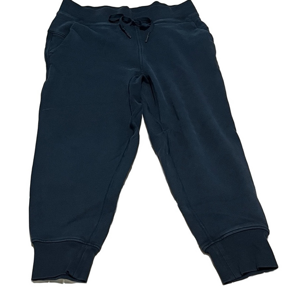 Lululemon Other - Lululemon Navy Cropped Sweats / Jogger Pants